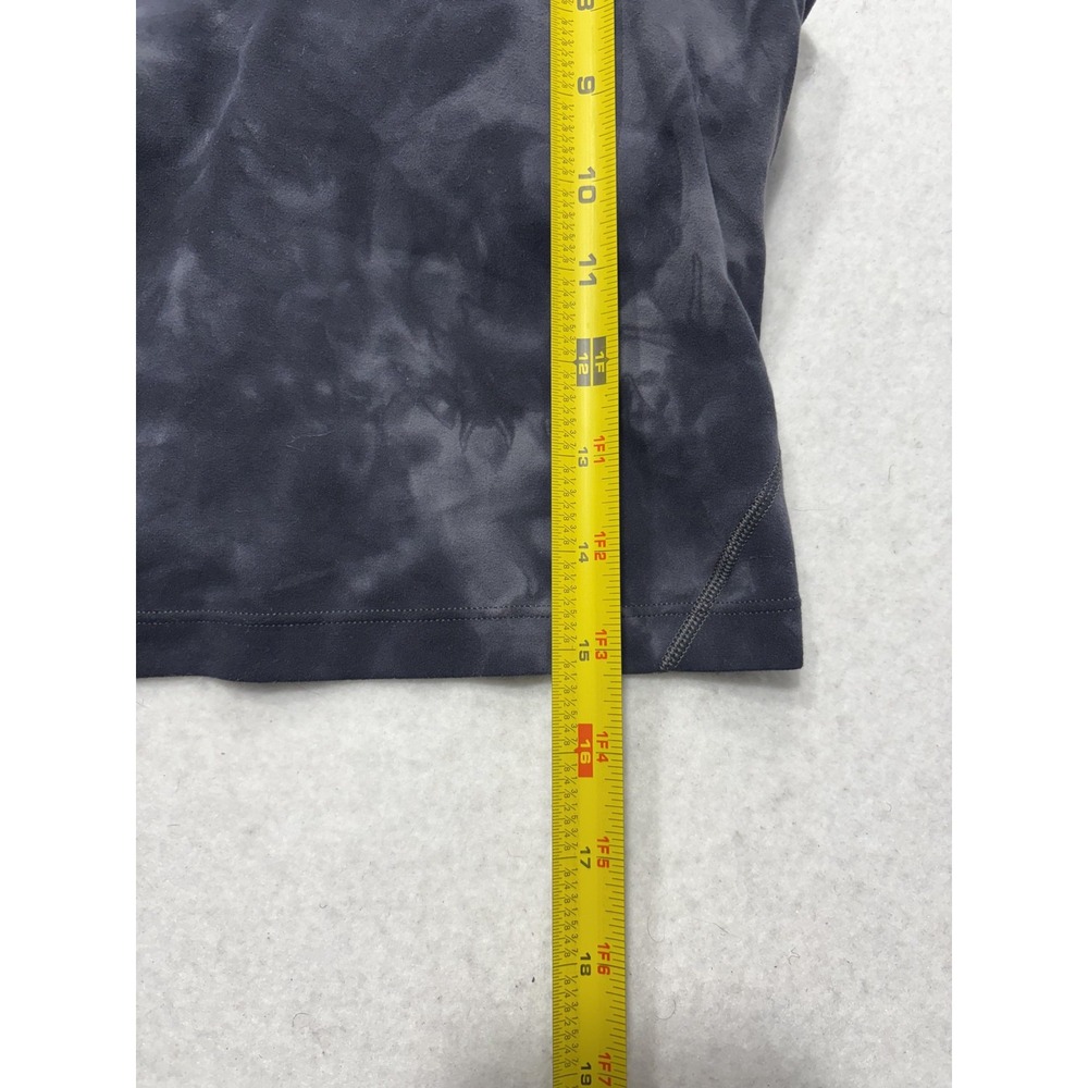 Lululemon Sports Bra Womens 6 Gray Tie Dye Longline V Neck Yoga Athletic Top - Picture 8 of 10
